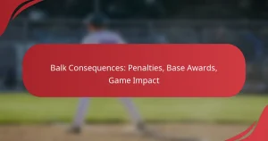 Balk Consequences: Penalties, Base Awards, Game Impact