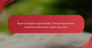 Player Strategies Against Balks: Tactical Approaches, Situational Awareness, Game Execution